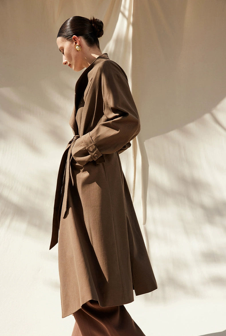 Supima® Cotton Gabardine Trench