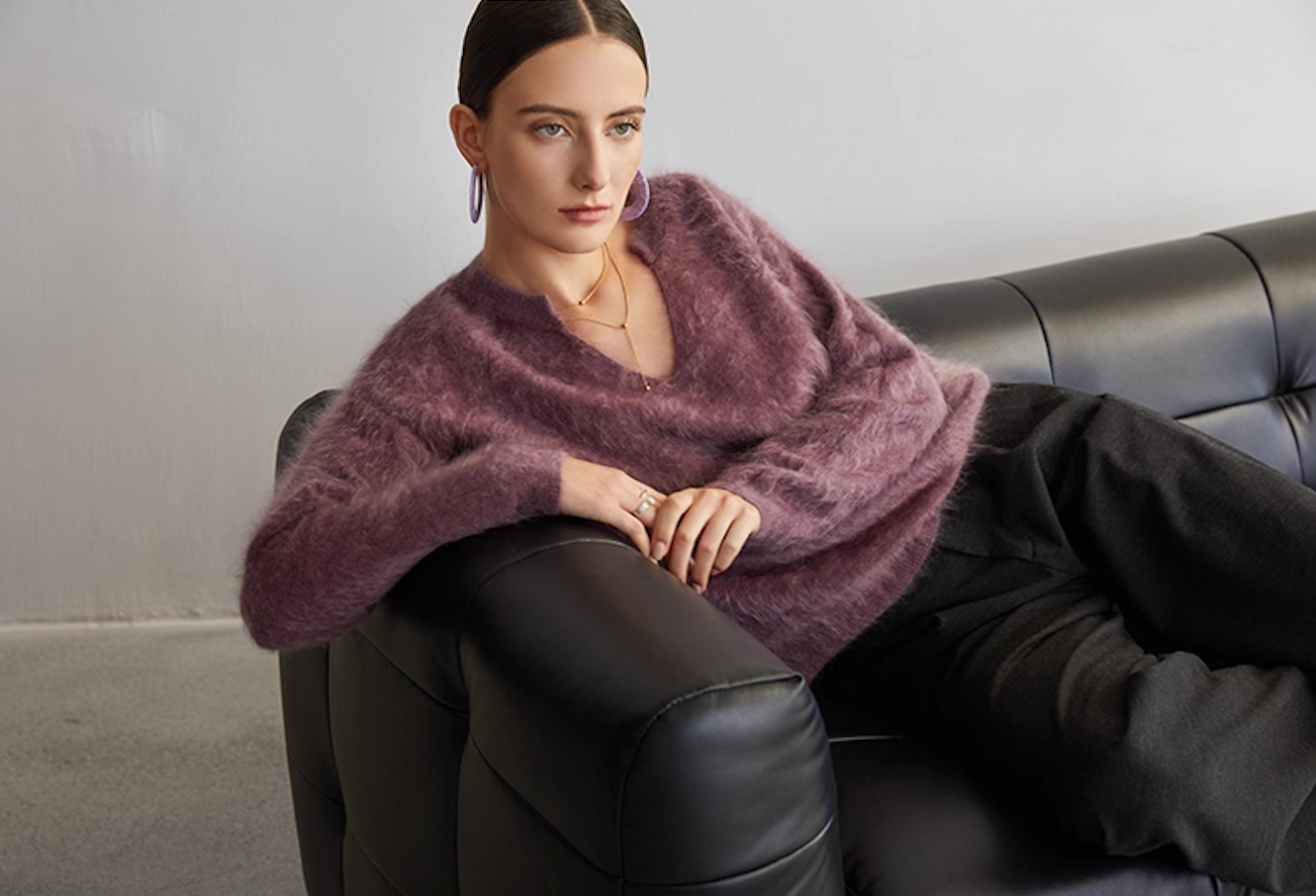 Cashmere Relaxed V-Neck Sweater