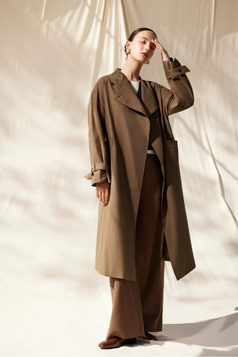 Supima® Cotton Gabardine Trench