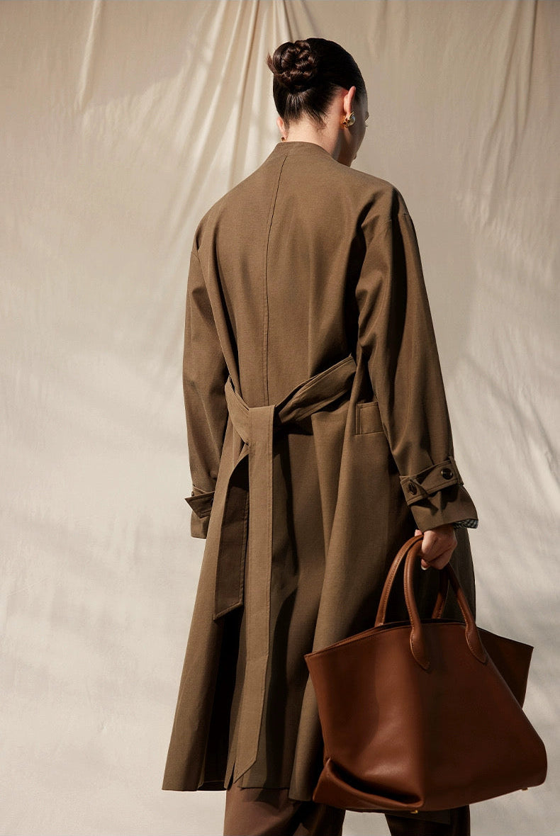 Supima® Cotton Gabardine Trench